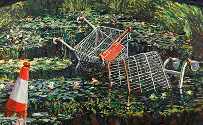 Banksy - Show Me Monet - Detail Banksy - Show Me Monet - Detail