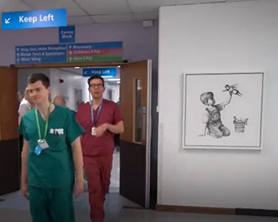 Banksy - Nuova Opera deidcata a Medici e Infermieri Banksy - Nuova Opera deidcata a Medici e Infermieri