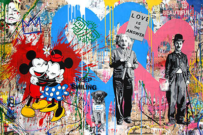 Mixed Wall Mr.Brainwash Mixed Wall by Mr.Brainwash