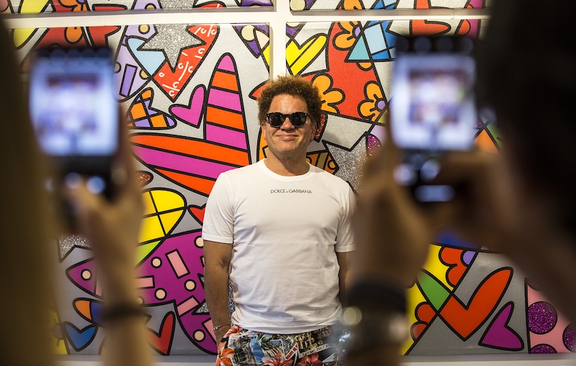Romero Britto: Opere Street Art di Banksy Romero Britto: Opere Street Art di Romero Britto
