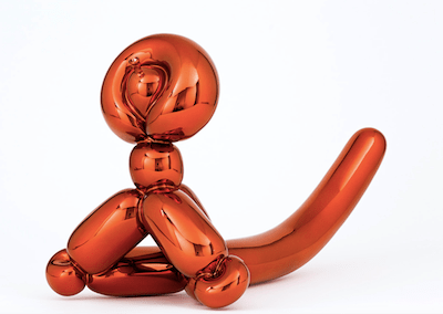 Balloon Monkey Orange di Jeff Koons Balloon Monkey Orange di Jeff Koons